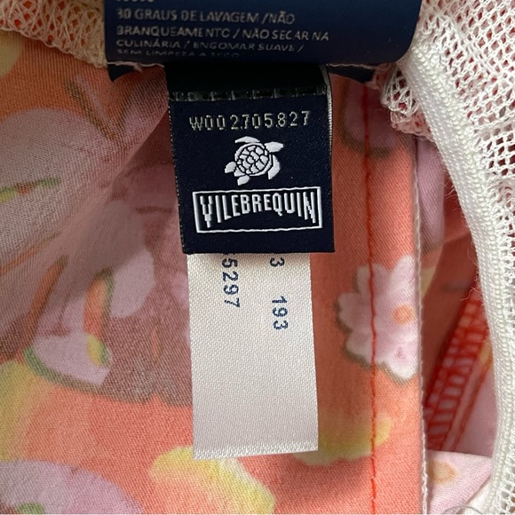 Vilebrequin Boys Orange Floral Swim Shorts - 2Y - Picture 9 of 15